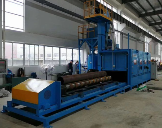 昌都喷砂机在管道除锈中的现场施工应用